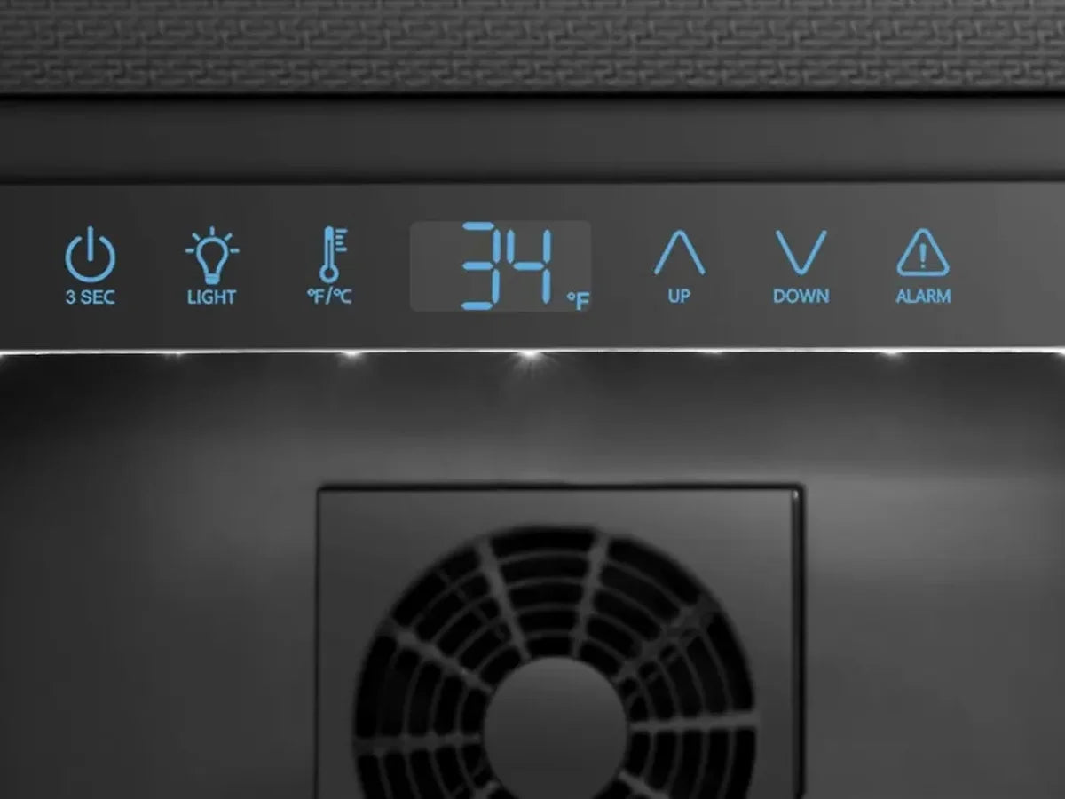 140-Can 5.4 CU. FT. Freestanding Stainless Steel Beverage Cooler S85772