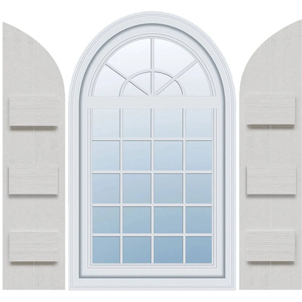 Rustic Faux Wood Shutters M31288