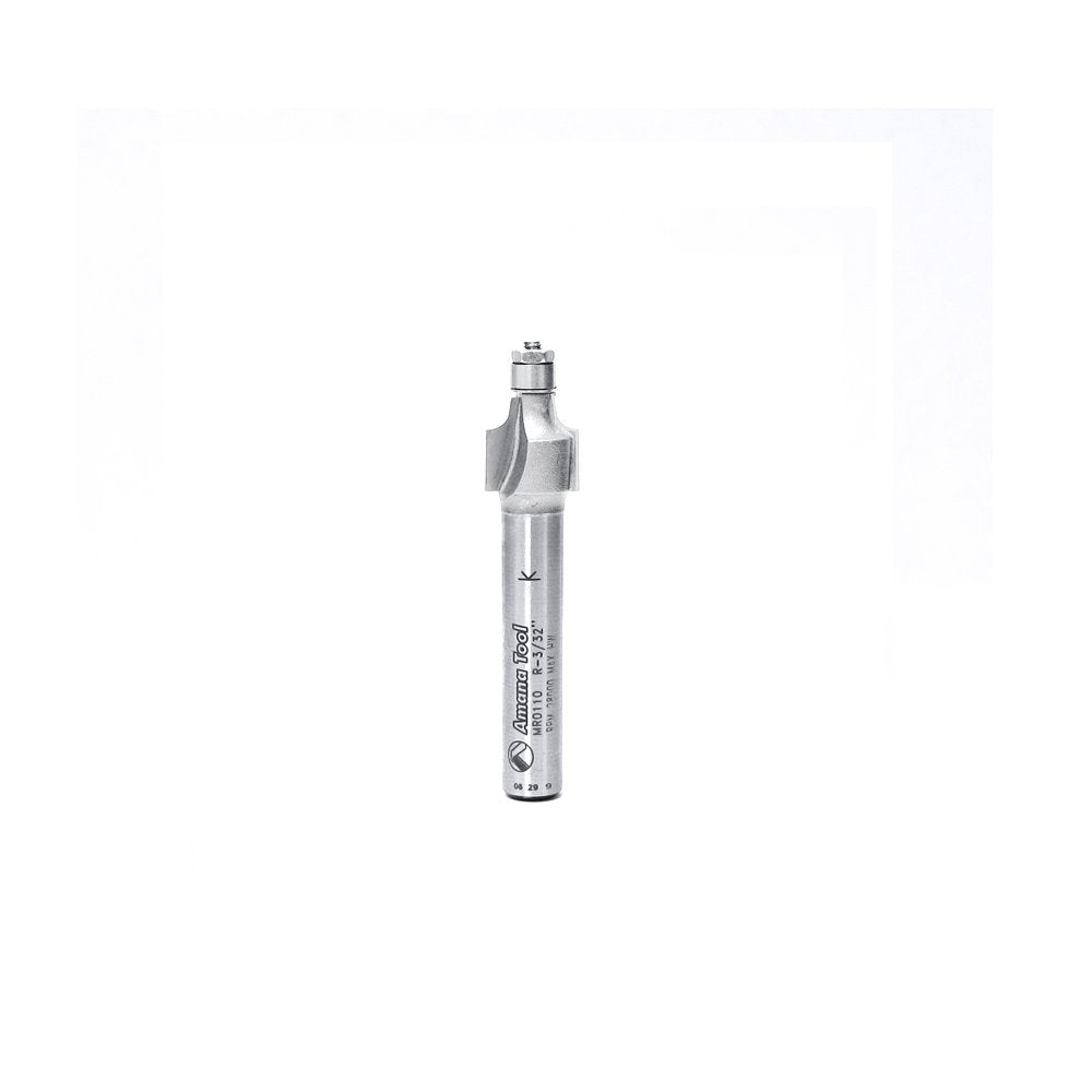 Carbide Tipped 4 Flute Corner Rounding Beading 1/2 Radius x 1-5/8 Dia Q84338