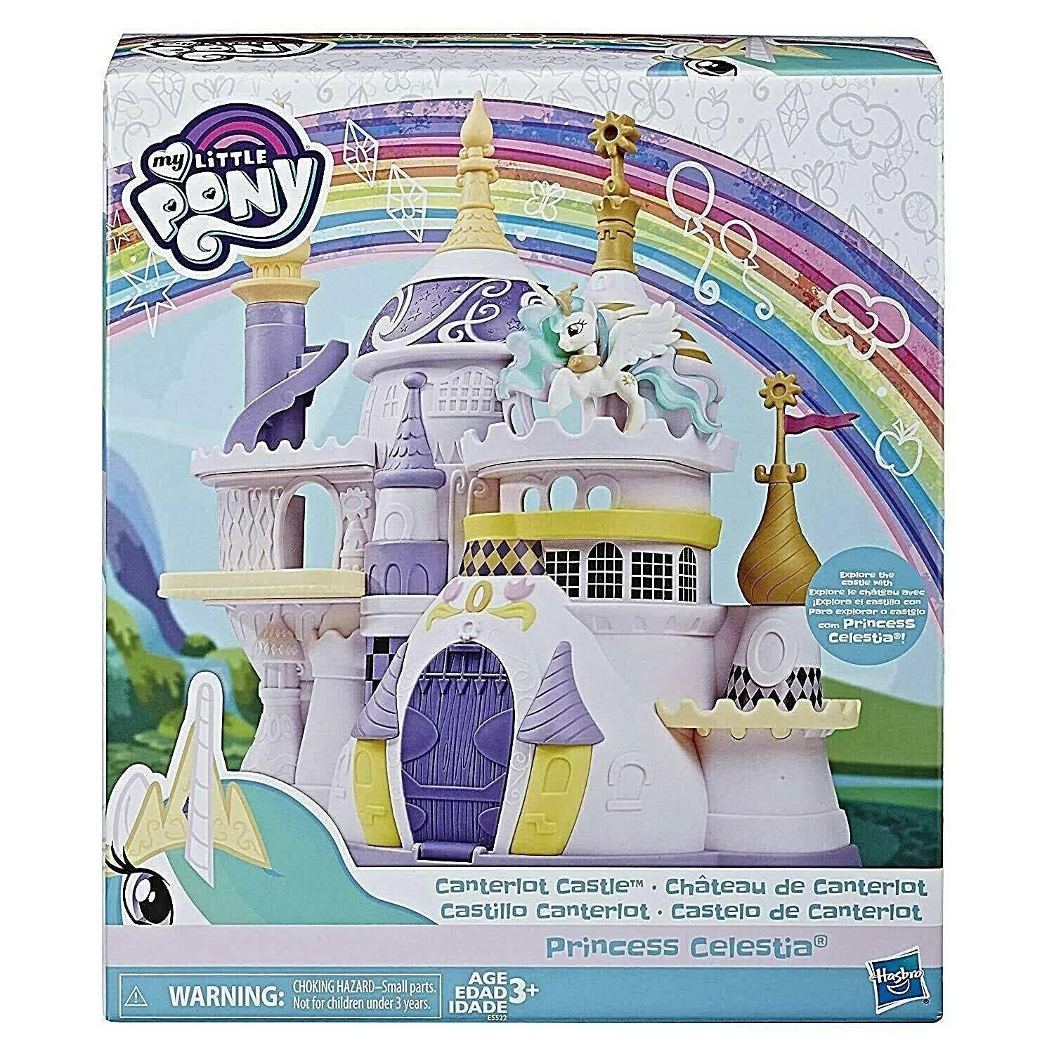 My Little Pony Canterlot Castle Playset with Princess Celestia 3 Levels L245318
