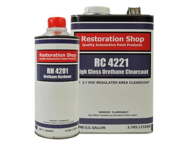Reptile Red Low VOC Urethane Basecoat Clearcoat Car Auto Paint Complete Medium Gallon Kit R4483