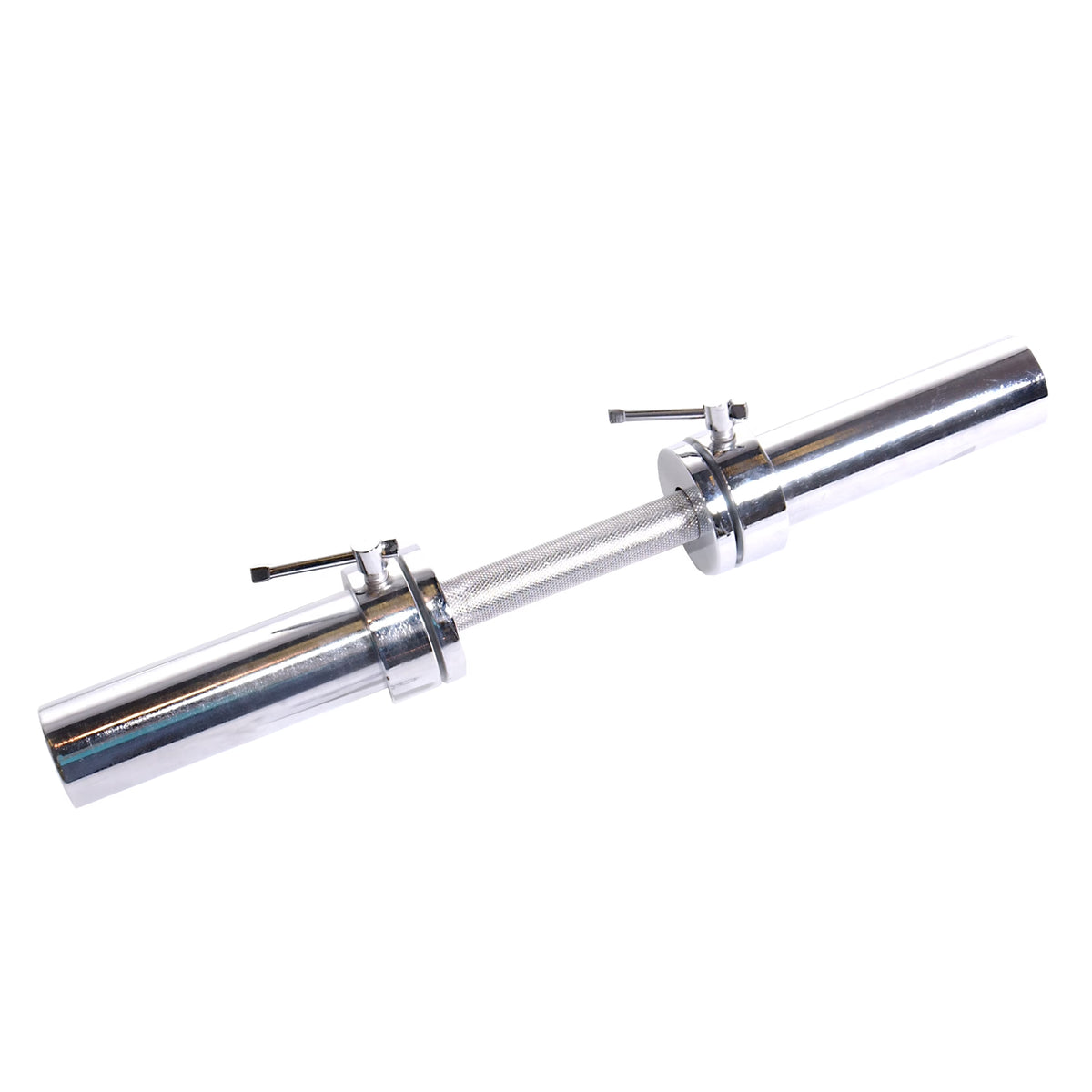 Chrome Olympic Dumbbell Handle with Collars Y24090