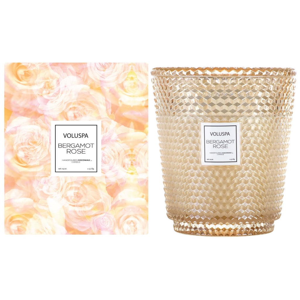 Bergamot Rose Hearth Candle L330