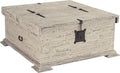 Antique White Cocktail Trunk U2059