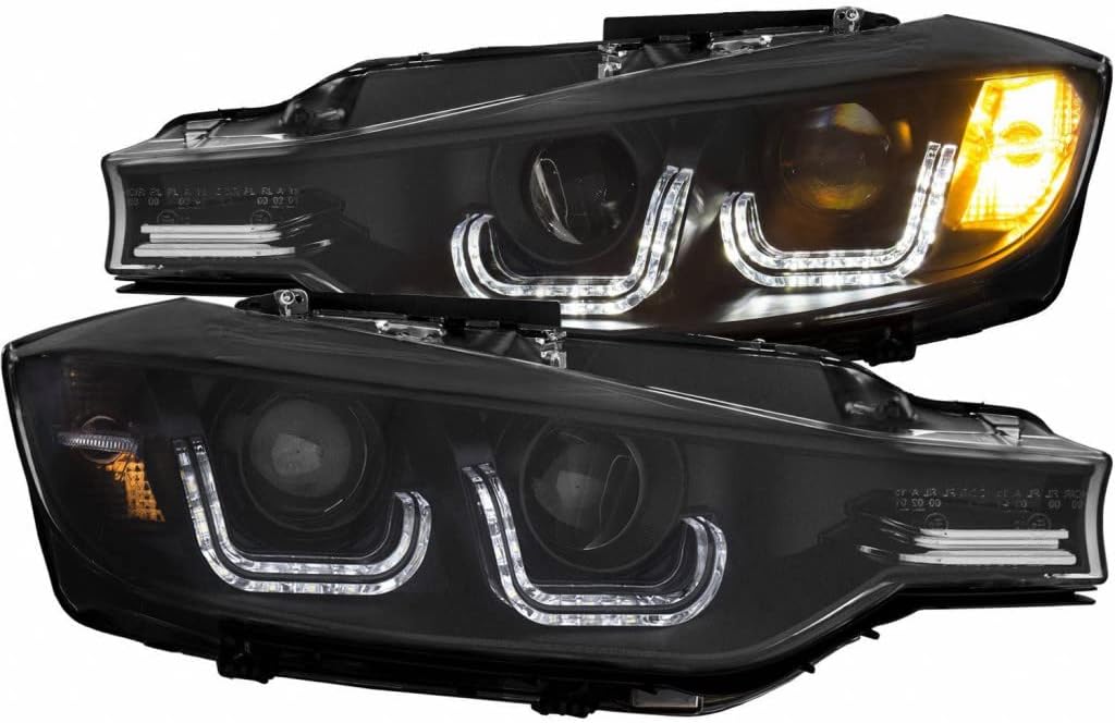 Projector Headlights for BMW 328i/335i/320i xDrive 2013-2015 Black C450