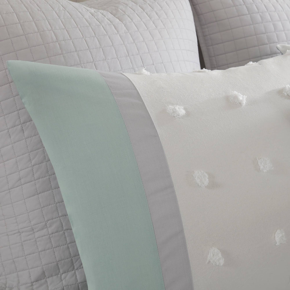 7 Piece Cotton Jacquard Duvet Cover Set Y42159