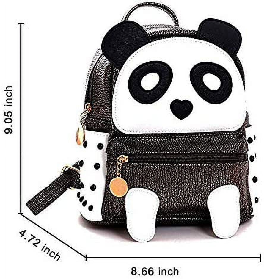 Waterproof Leather Panda Backpack A158021