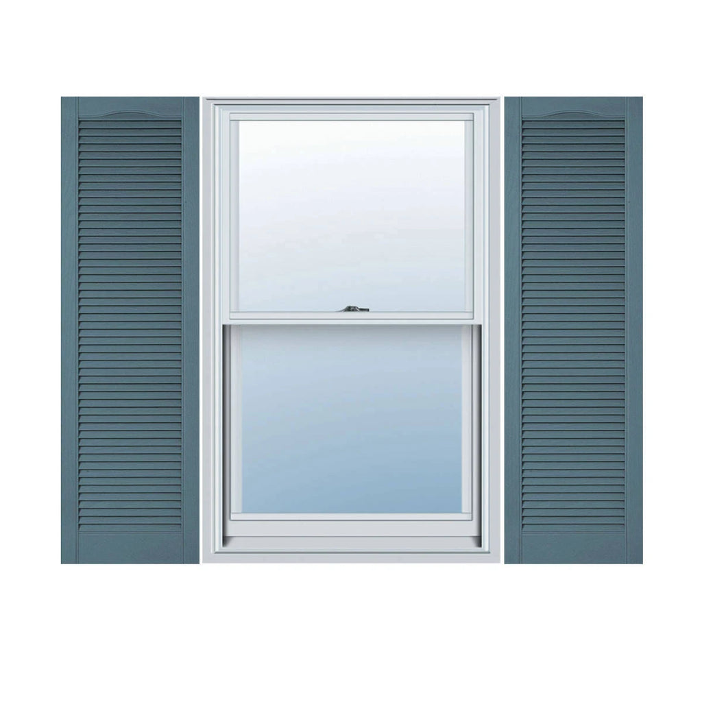 14 1/2 inchw x 69 inchh Vinyl Louver Shutters N4410