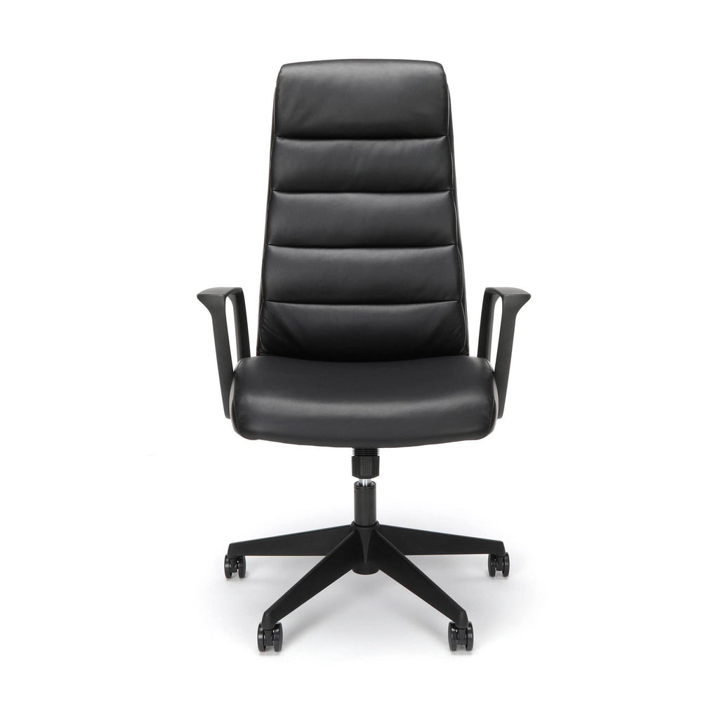 Black Bonded Leather Executive Chair K6180