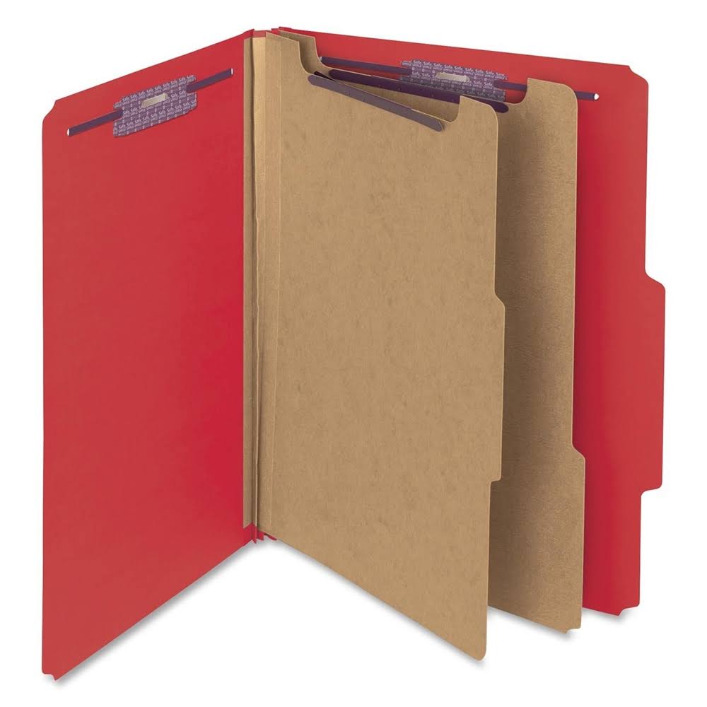 Bright Red 2x22 Expansion Classification File Folder Q7998