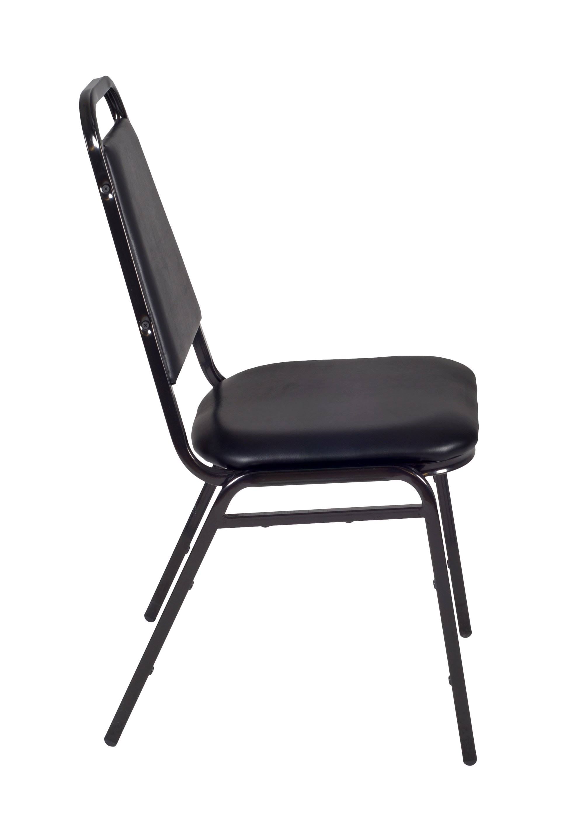 48x22 Round Breakroom Table with 4 Stack Chairs W371