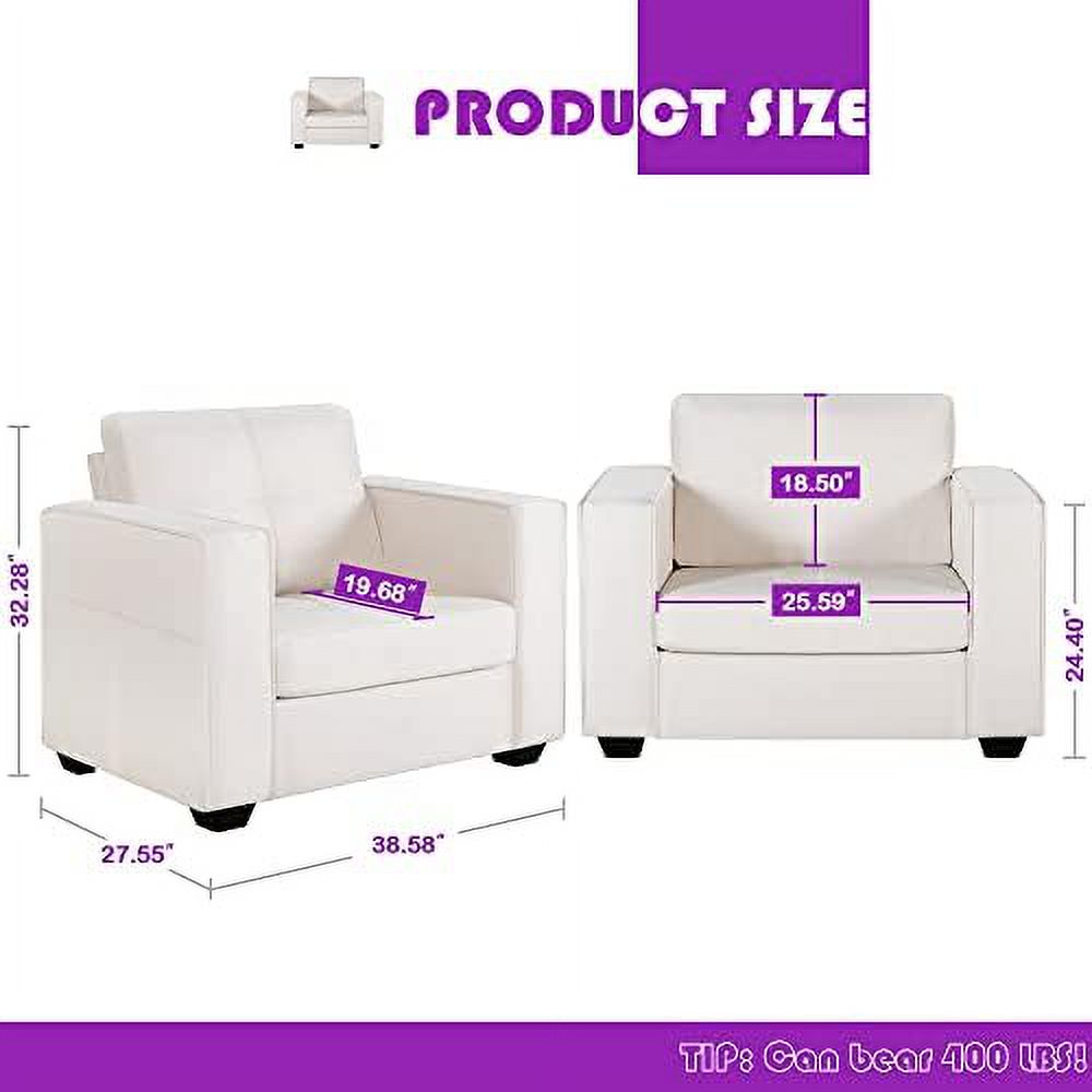 65" W Linen Fabric Sofa Couch with 2 USB Charging Ports and Wide Arms G64062