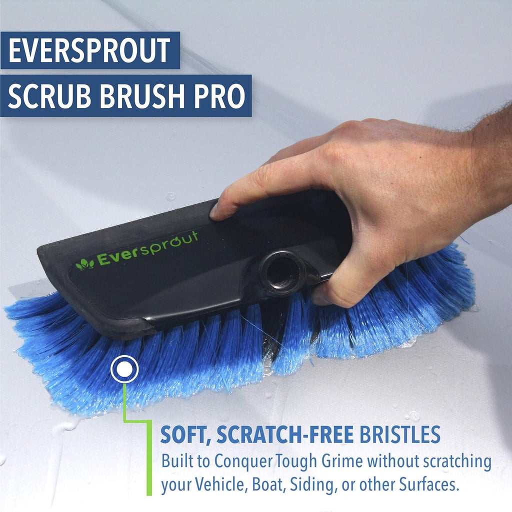 5-to-12 Foot Scrub Brush with Rubber Bumper V23025