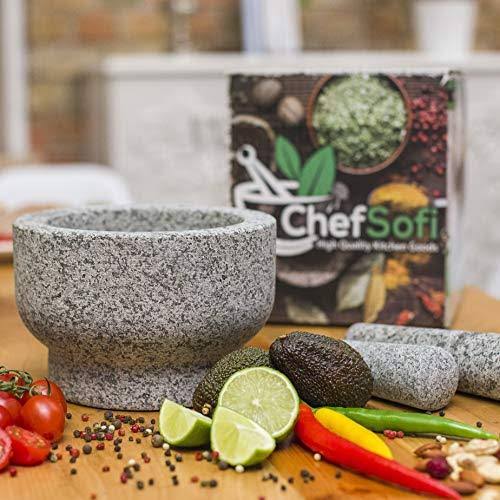 8 inch 5 Cup-Capacity Mortar and Pestle Set H594