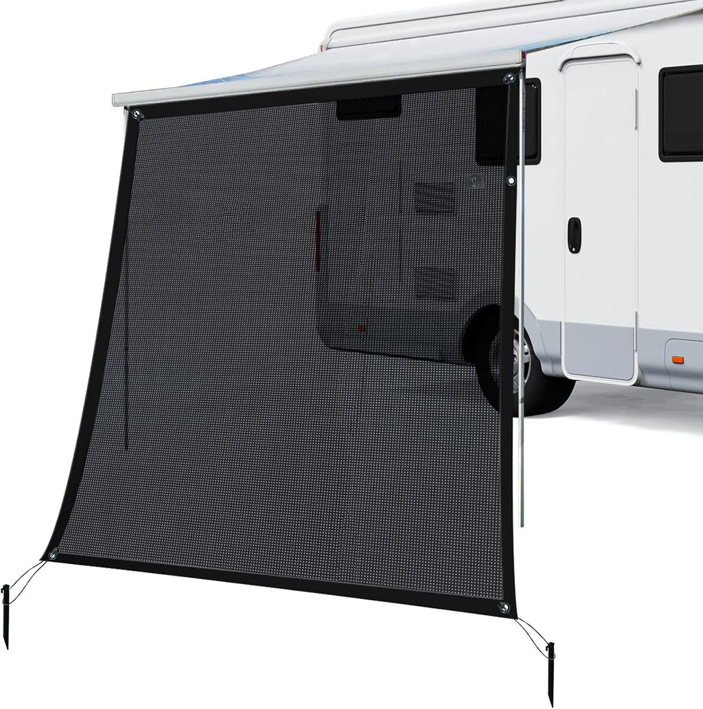 RV Awning Sun Shade Screen Mesh 15.5'x9' A601923