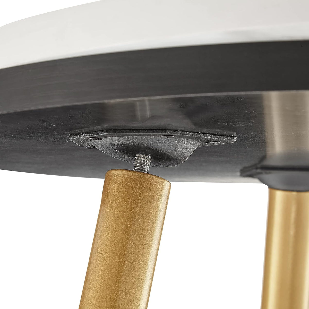 Nesting End Coffee Table Set of 2, White/Black Y84045