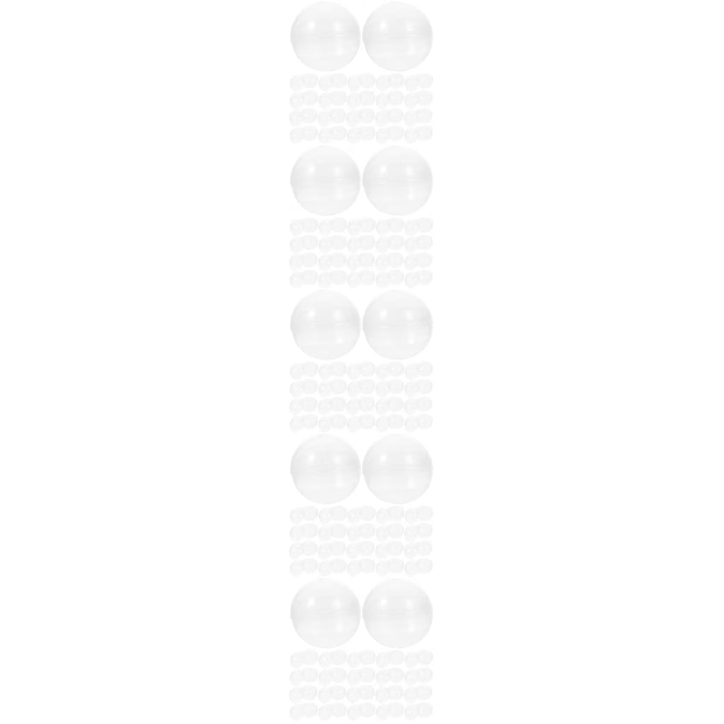 250 pcs Clear Plastic Fillable Balls Z752041