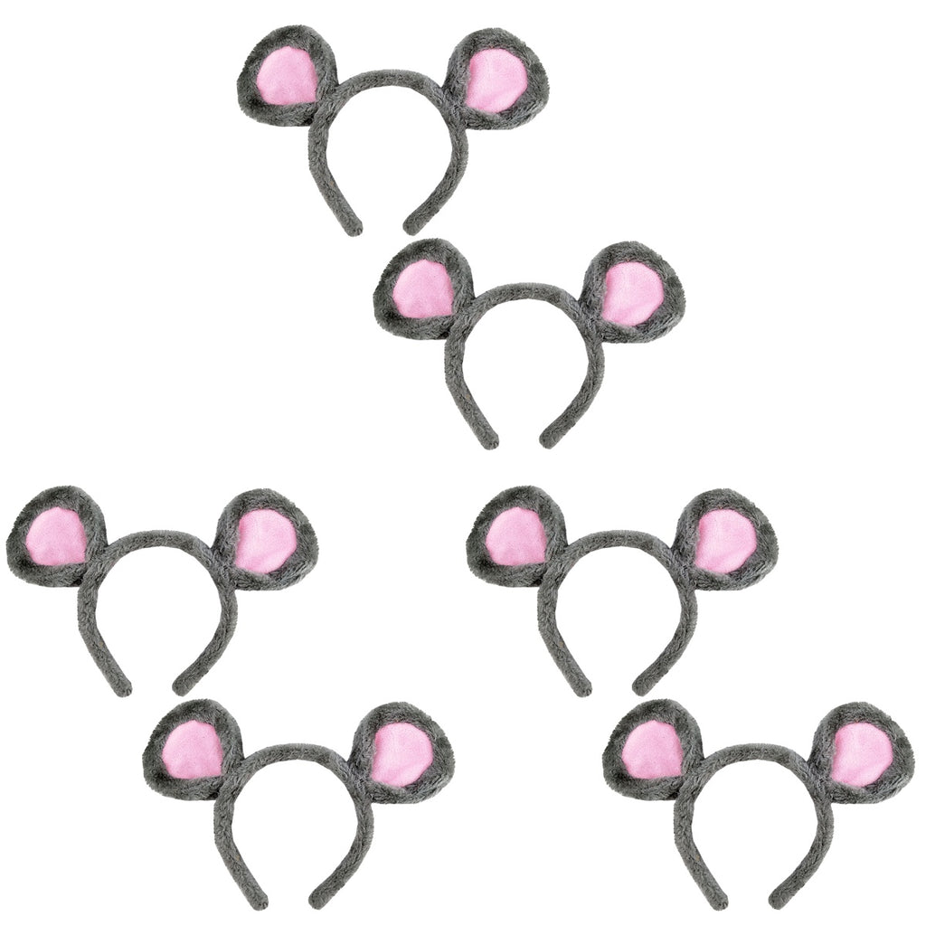 6 pcs Children Mouse Ear Hair Accessories (Grey) X920402