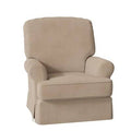 Khaki Light Brown Velvet Manual Club Recliner Z521672
