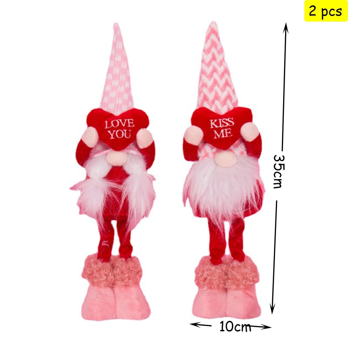 Valentine Gnomes Plush Decorations G748995