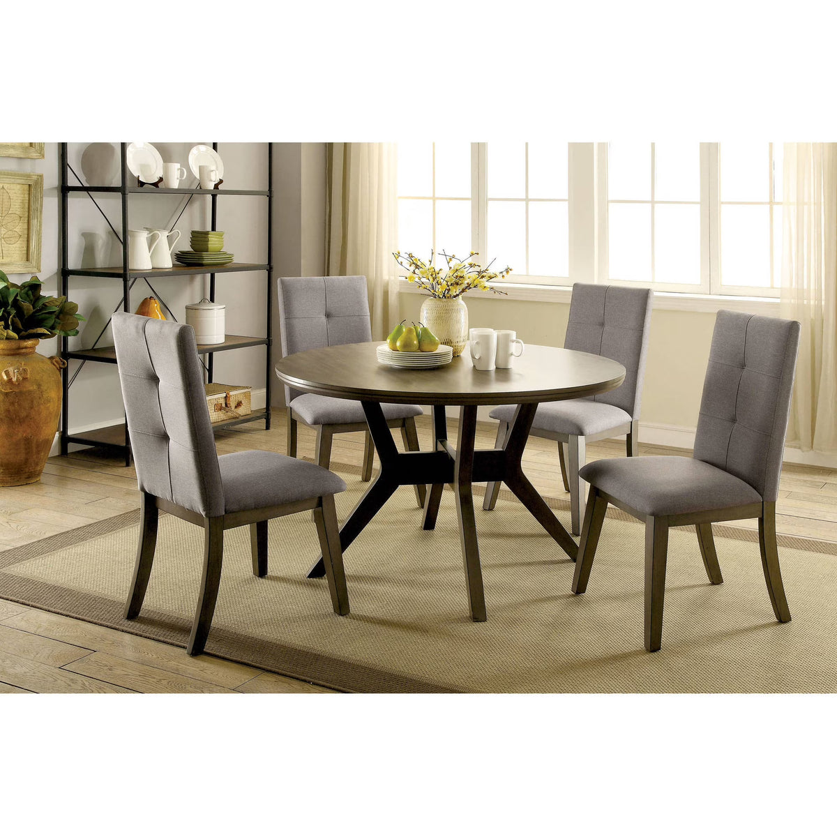 Mid-Century Round Dining Table E21118