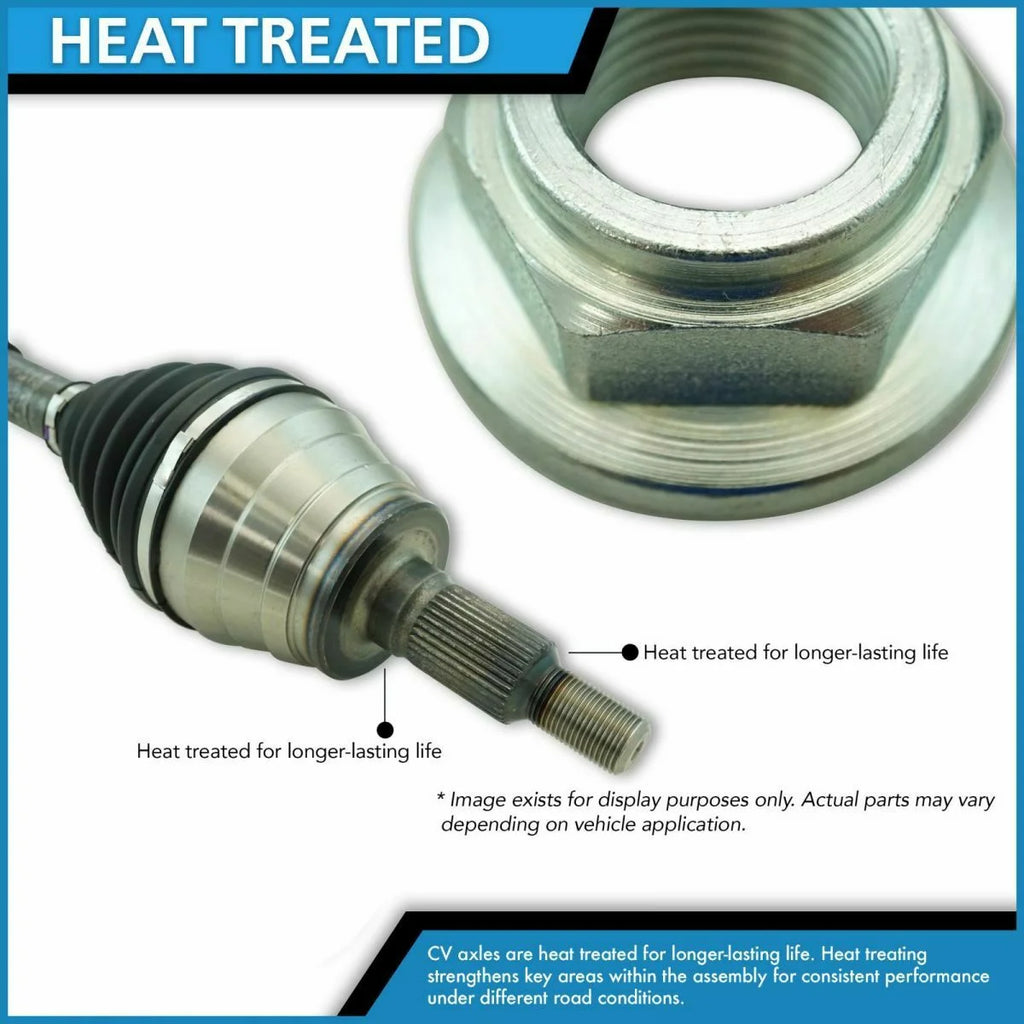 Front CV Axle Shaft Assembly LH RH Pair 2pc J1018