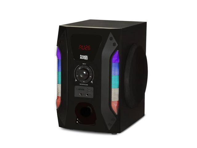 Tower 5.1 Speaker System with Optical Input Powered Sub C229591