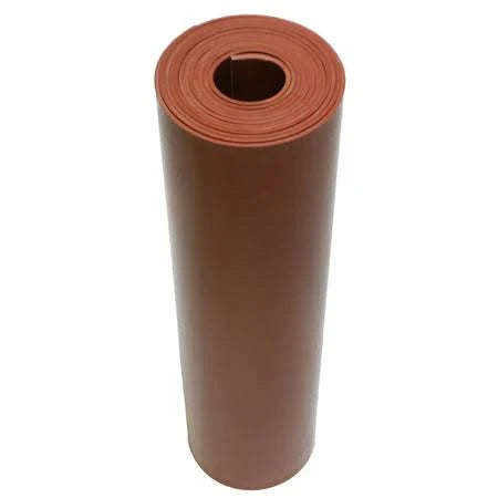 Red SBR Sheet 1/16 x 22 in x 3 ft W x 16 ft L M3485