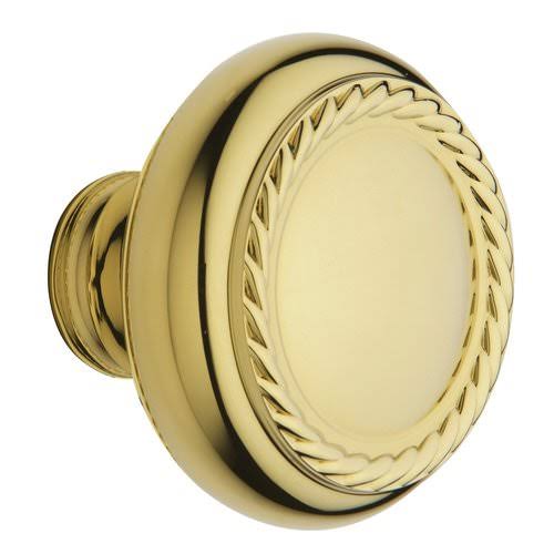 Satin Brass/Brown Knob Pair B601219