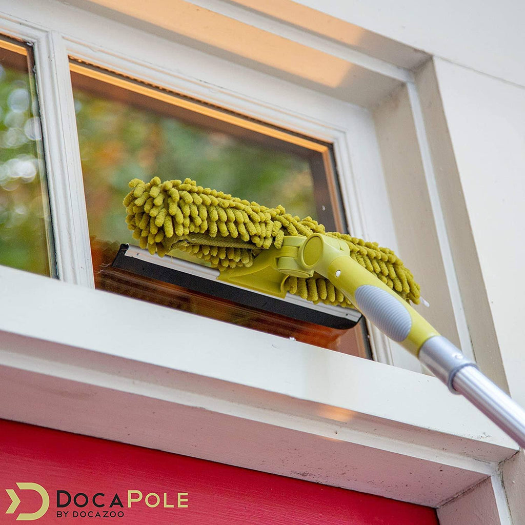 7-30 Foot Extension Pole with Squeegee and Window Washer Q1185