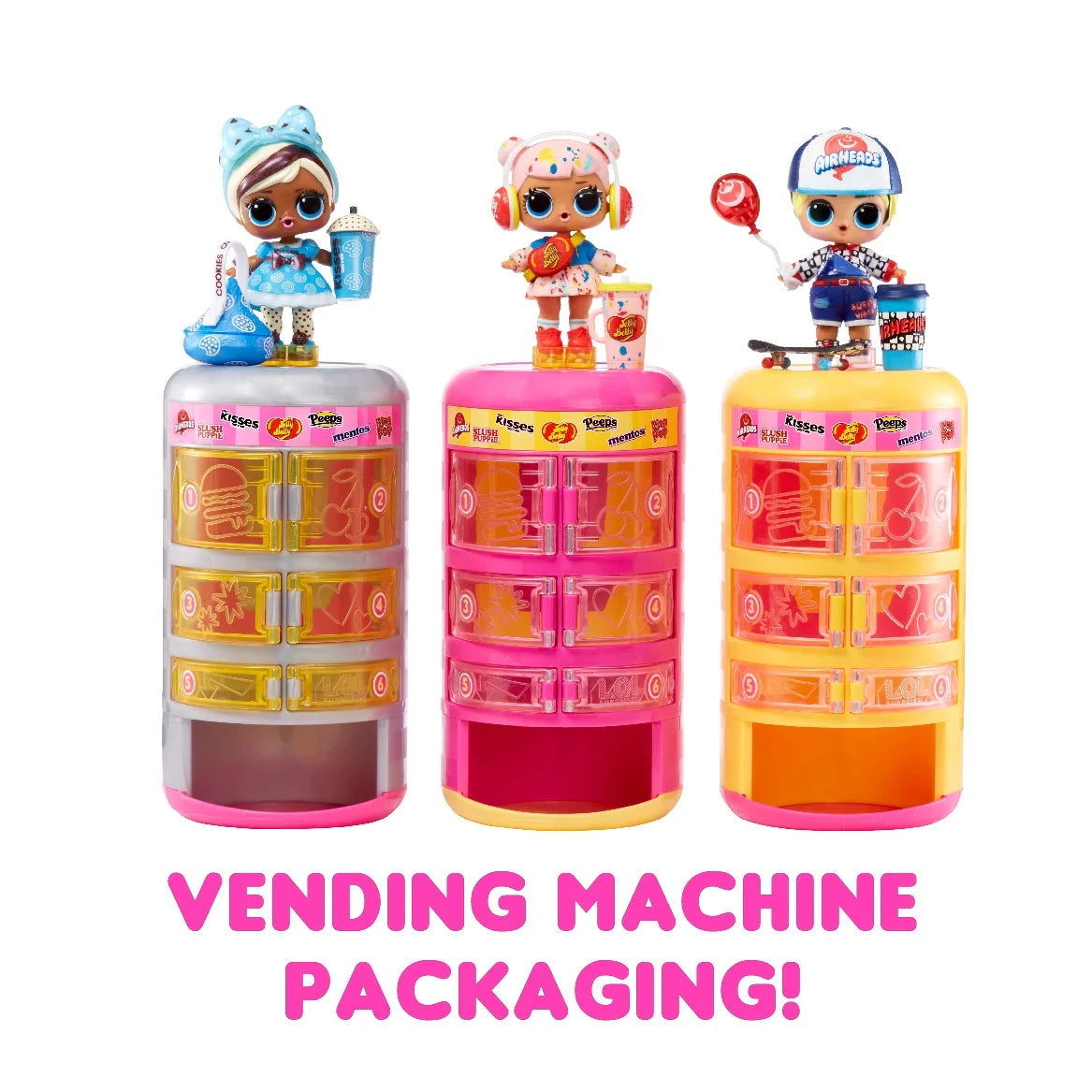 Mini Sweets Surprise-O-Matic Series 2 with 8 Surprises, Accessories, Limited Edition Doll, Candy Theme, Collectible Doll N894
