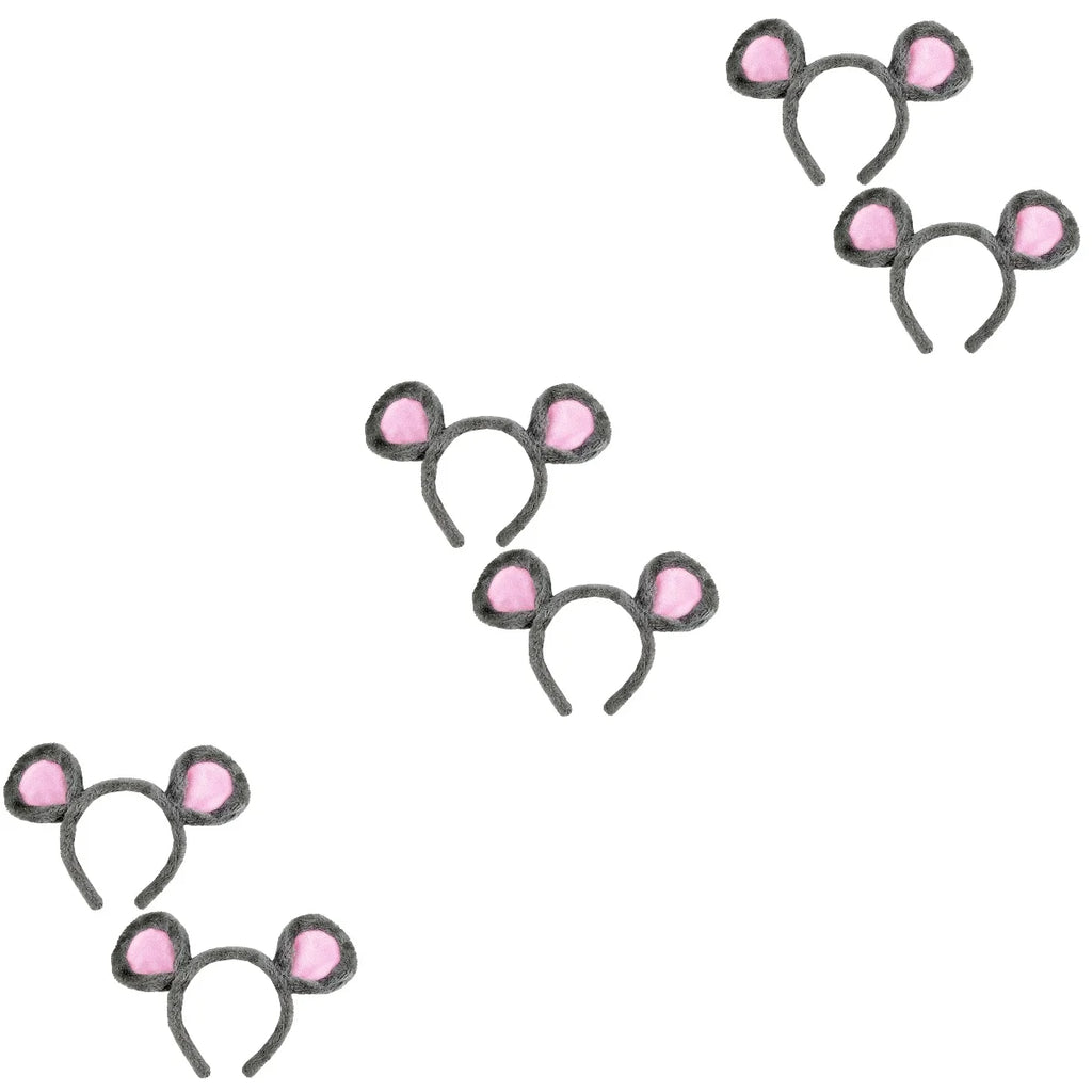 6 pcs Children Mouse Ear Hair Accessories (Grey) X920402