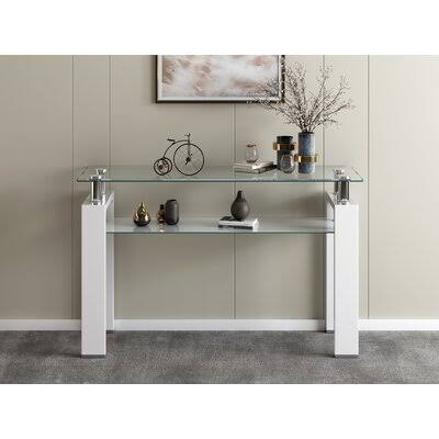 White Console Table C661