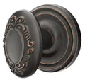 Solid Brass Privacy Door Knob Set with Rosette Z981