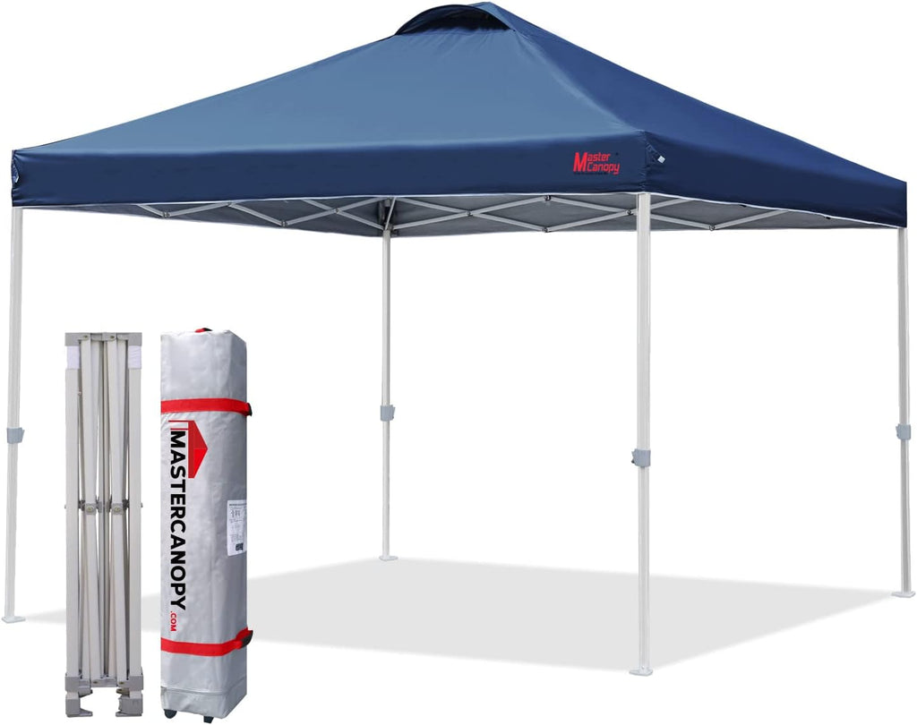 10x10 White Pop-up Canopy Tent with Roller Bag G439934