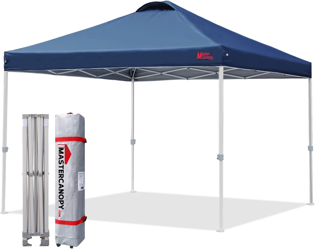 10x10 White Pop-up Canopy Tent with Roller Bag G439934