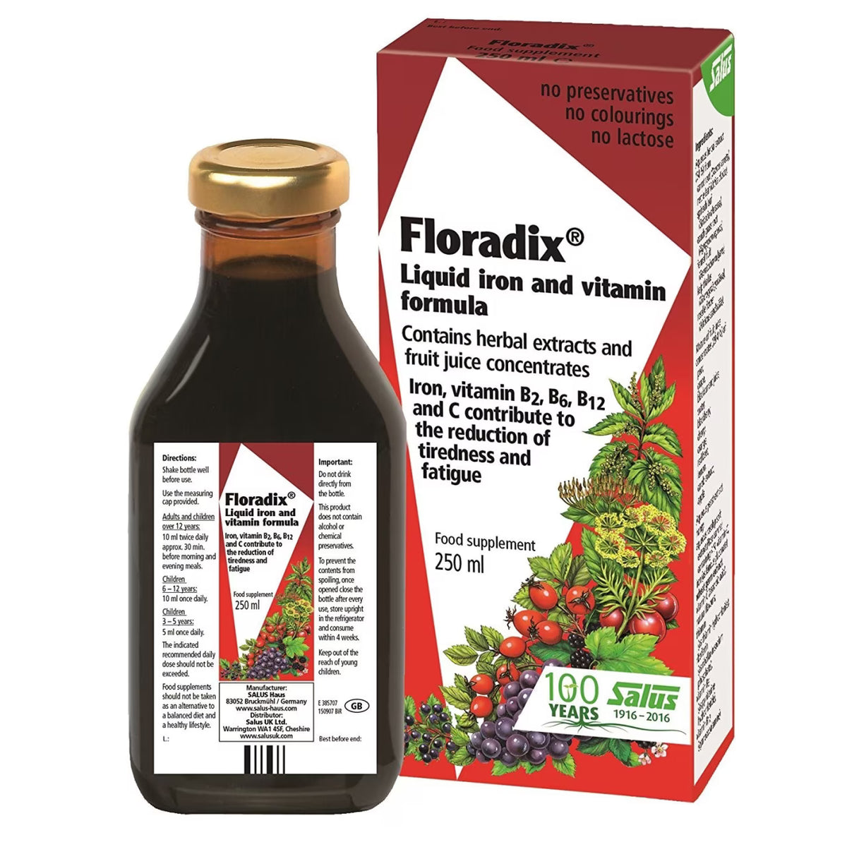 Liquid Iron And Vitamin Formula - 250 ml C95679