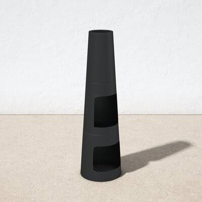 Outdoor Steel Wood Burning Chiminea H655