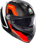 Helmet Sportmodular Carbon Red White Size M K358263