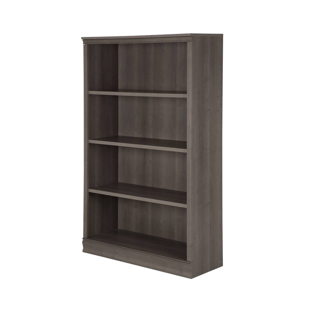 Gray Maple 4-Shelf Bookcase I6969