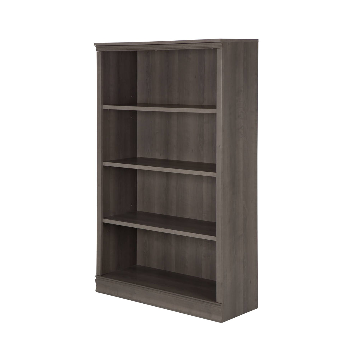 Gray Maple 4-Shelf Bookcase I6969