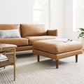 Vegan Leather Ottoman O45966