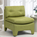 Olive Velvet Oversized Armless Chair O824642
