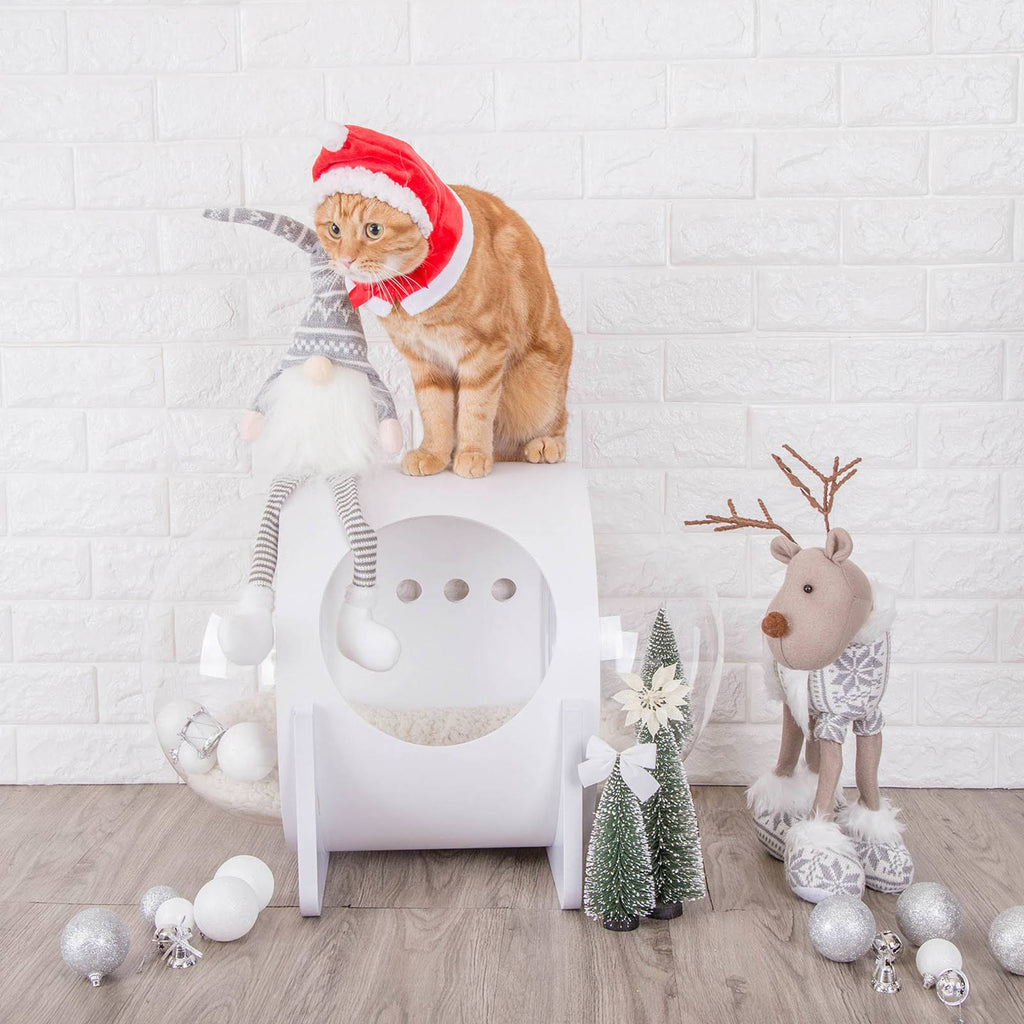 White Pet Bed I6951