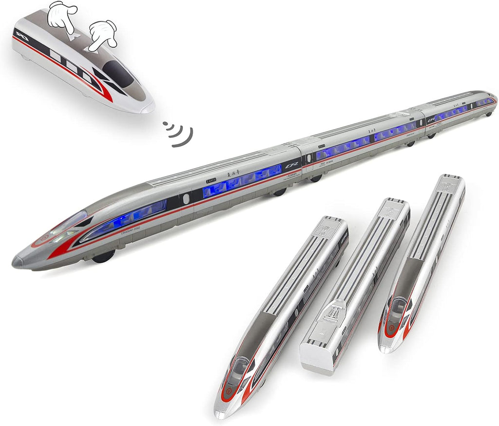 Electric Bullet Train Sets with Tracks Pack of 2 W12995