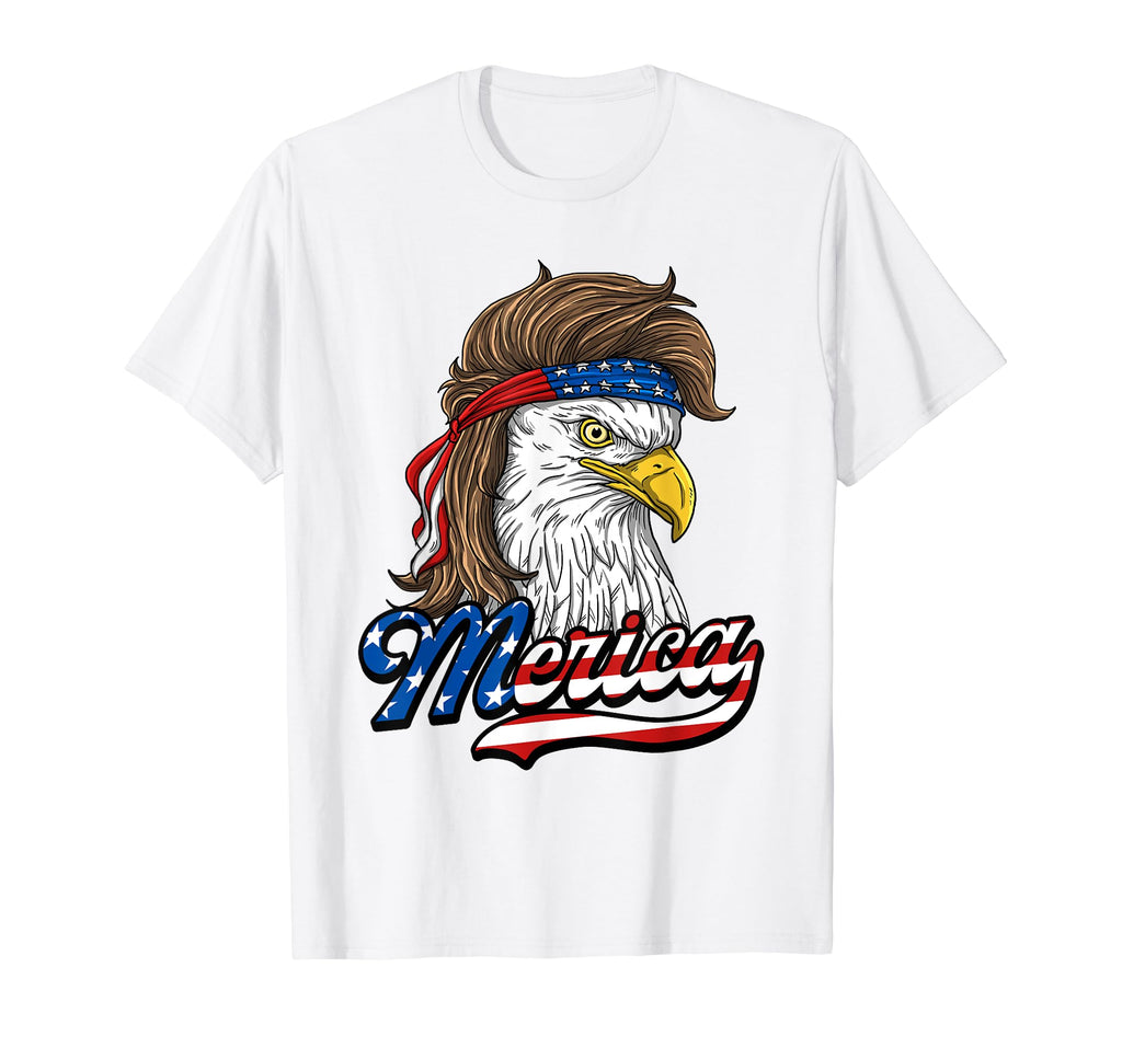 Patriotic USA Eagle Vintage Men T-Shirt V361