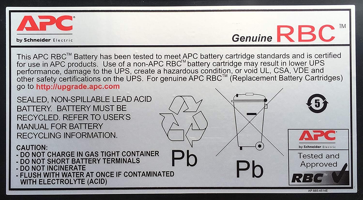 APC UPS Battery Replacement Pack of 2 V189938