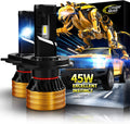 H4 LED Bulb 6500K Cool White All-in-One Conversion Kit Pack of 2 C7119