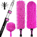 20 Foot High Reach Duster Kit, 5-12ft Extension Pole, Pack of 2 Q944