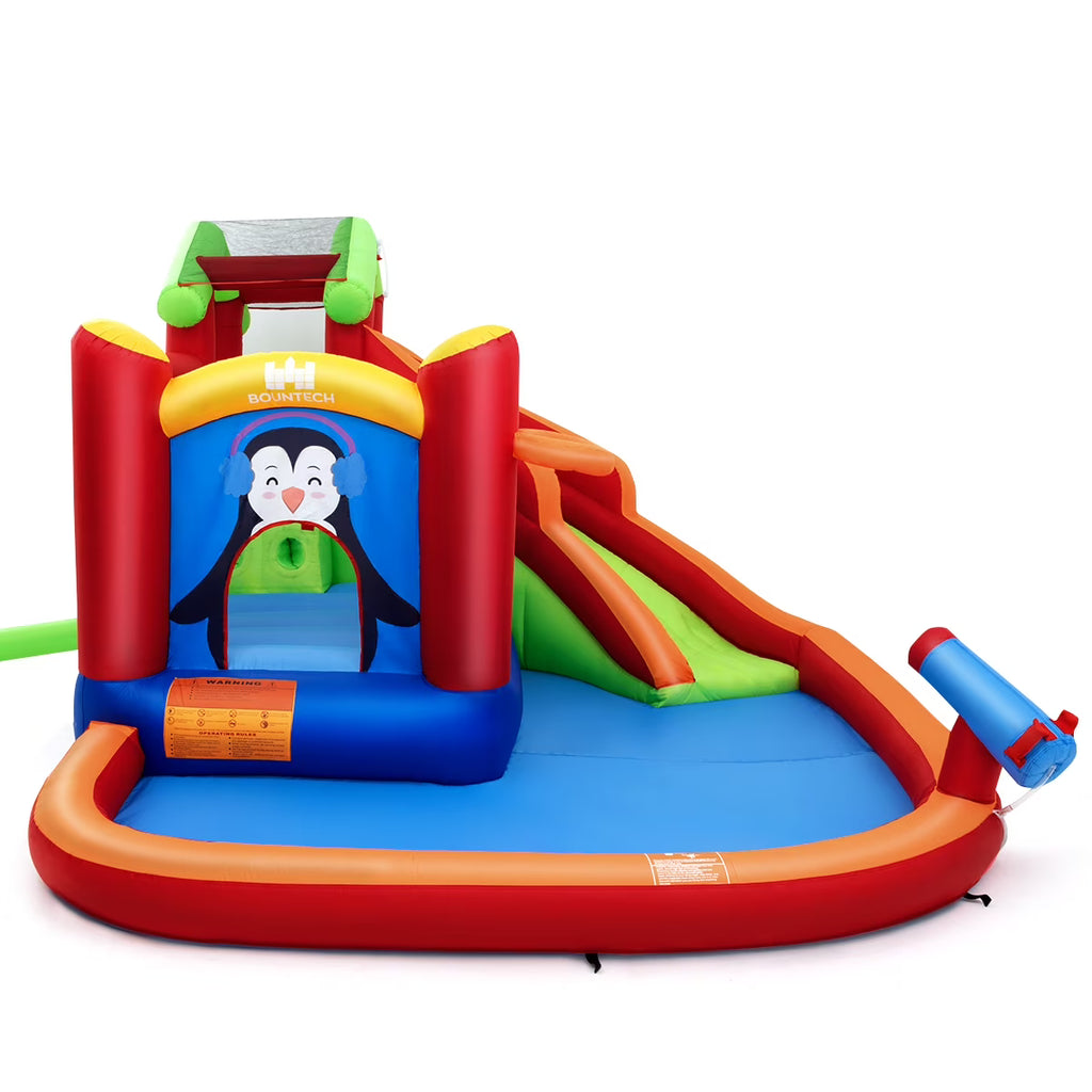 Inflatable Slide Bounce House with Splash Pool K20494